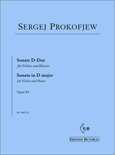 Cover - Prokofjew, Violinsonate D-dur op. 94a
